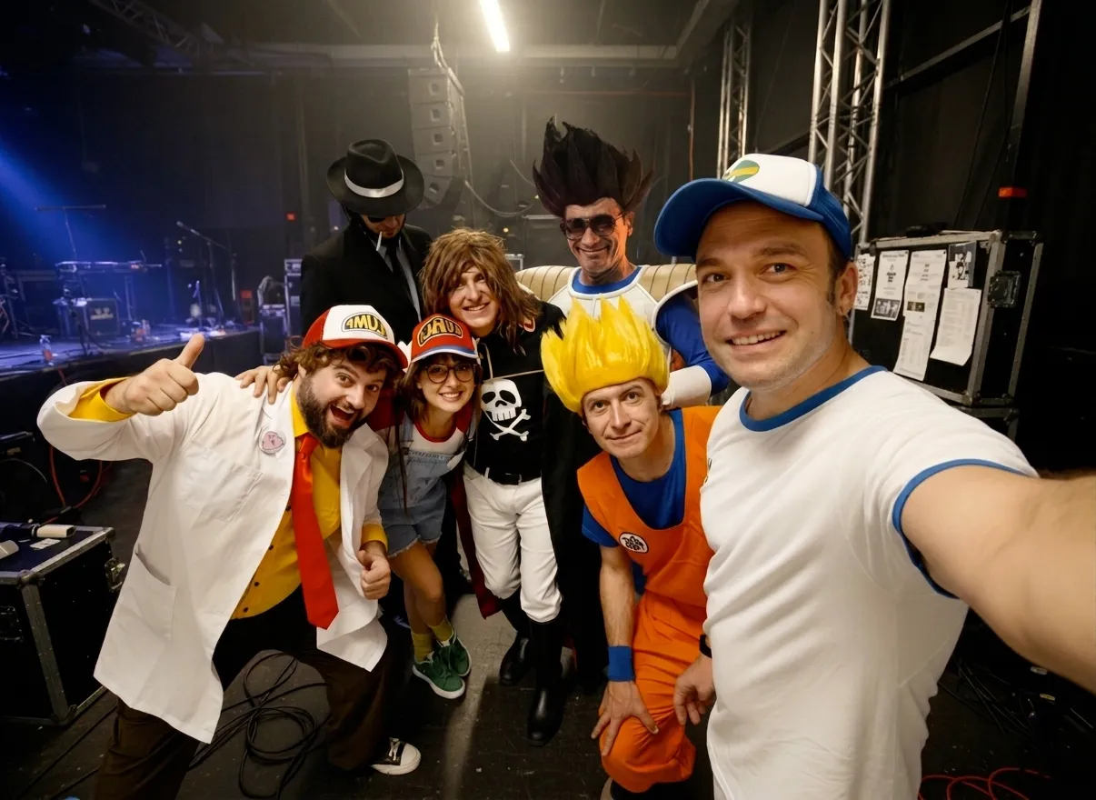 JeegRobots Cartoon Cover Band Ancona Marche